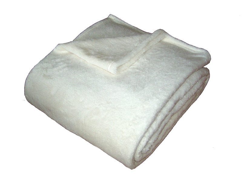 Super soft deka Dadka bílá 150x100 cm