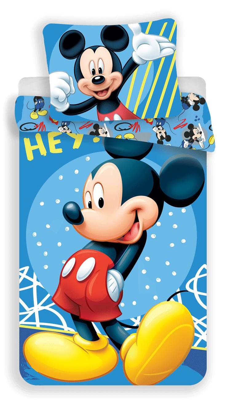 Jerry Fabrics Povlečení Mickey 043 hey 140x200, 70x90 cm