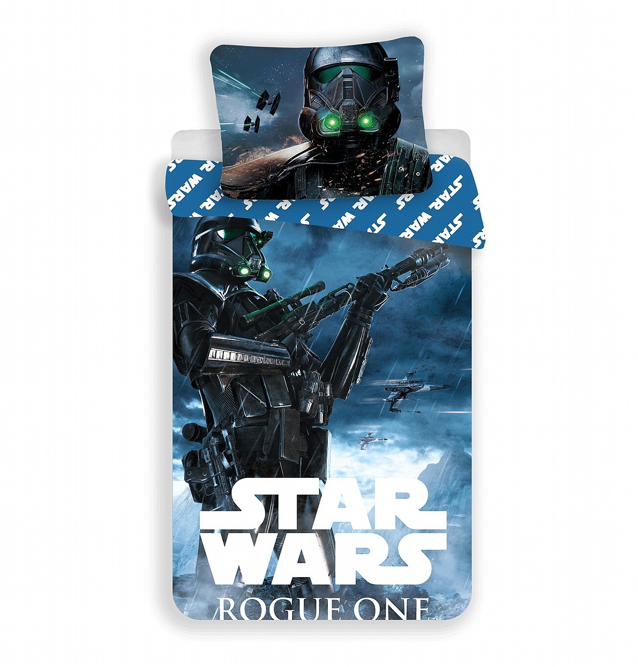 Jerry Fabrics Povlečení bavlna Star Wars Rogue One 140x200, 70x90 cm