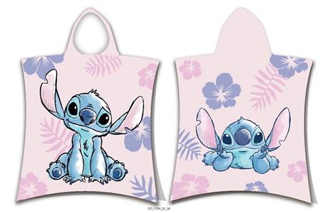 Plážová osuška pončo Lilo a Stitch Pink